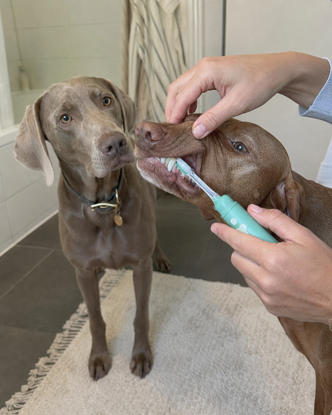 Elektrische Hundezahnbürste Petsie in Größe L für Hunde ab 20 kg