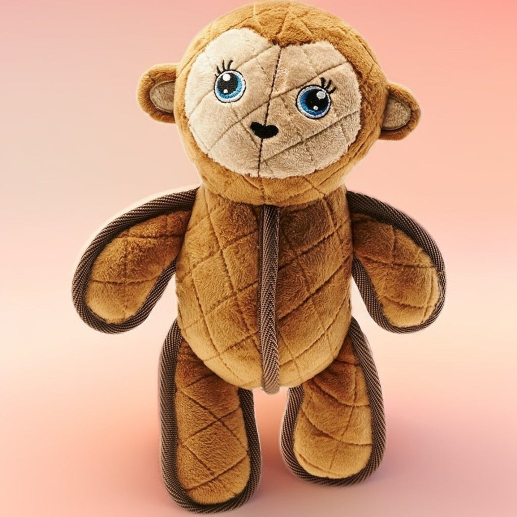 HUNTER Kuscheltier Tough Monkey – Robust & verspielt (25 cm, Braun)