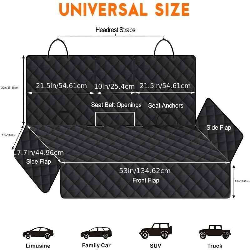 Pet Protector Waterproof Dog Car Mat