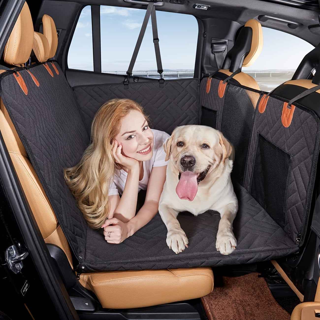 Auto-Hängematte für Hunde – Rückbank-Schutz
