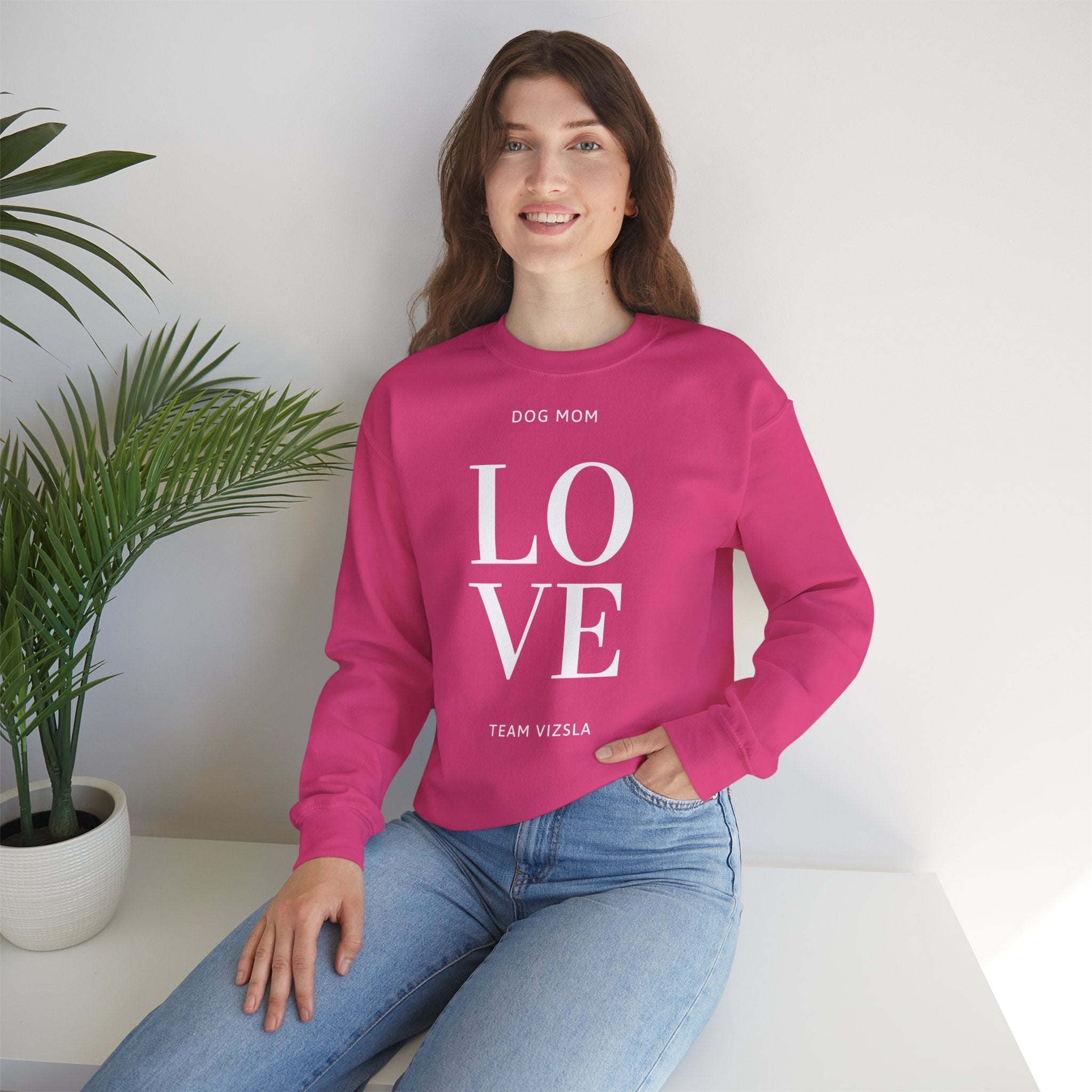LOVE Sweatshirt – Team Vizsla Pullover für Vizslaliebhaber - Alanis Welt
